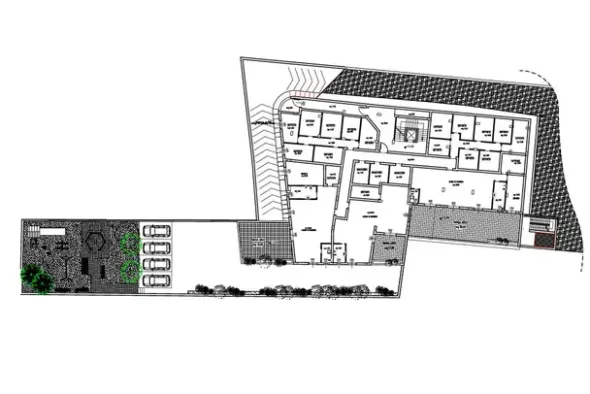 #14605 Terreno edificabile con edificio residenziale in costruzione