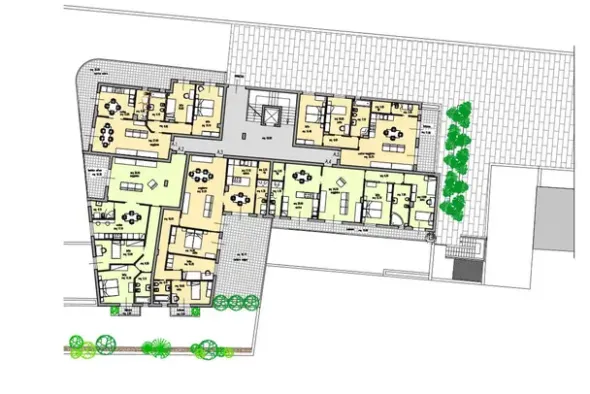 #14605 Terreno edificabile con edificio residenziale in costruzione