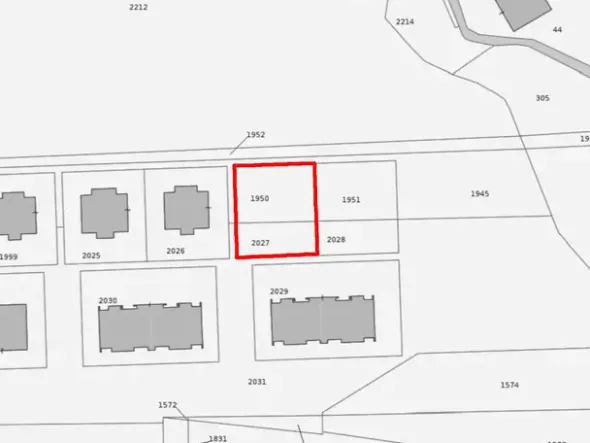 #18381 Terreno edificabile di 552 mq (Part. 1950-2027)