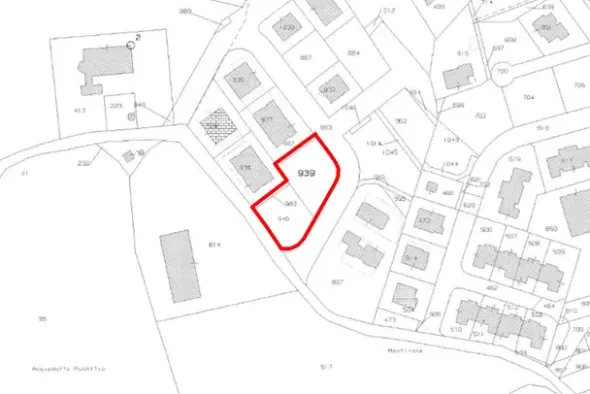 #19513 Terreno edificabile residenziale di 1.103 mq