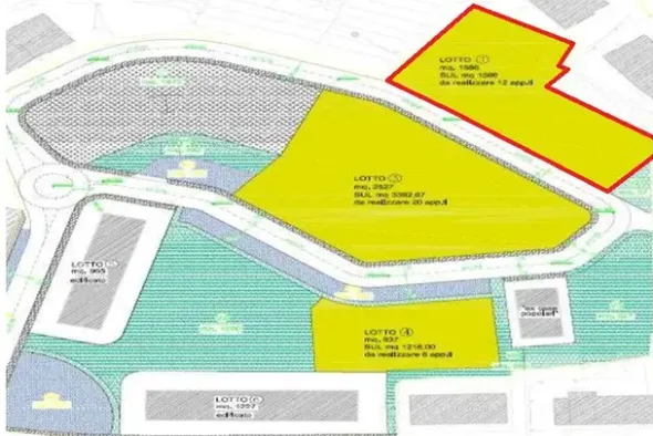 #21423 Terreno residenziale di 1586 mq