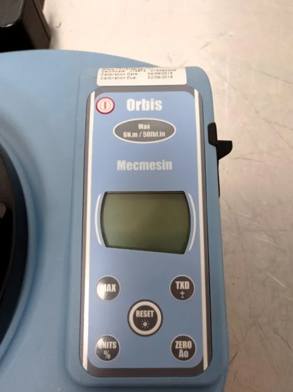 TESTER DI COPPIA TAPPI MECMESIN - ORBIS (LAB-APP-30)