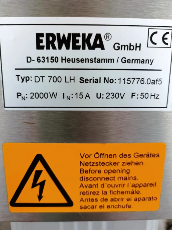 TESTER DISSOLUTORE OFFLINE – ERWEKA DT 700 LH (COMP-17)