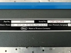 TEST INTEGRITA’ FILTRI PALL PALLTRONICFFE04(LAB-APP-27)
