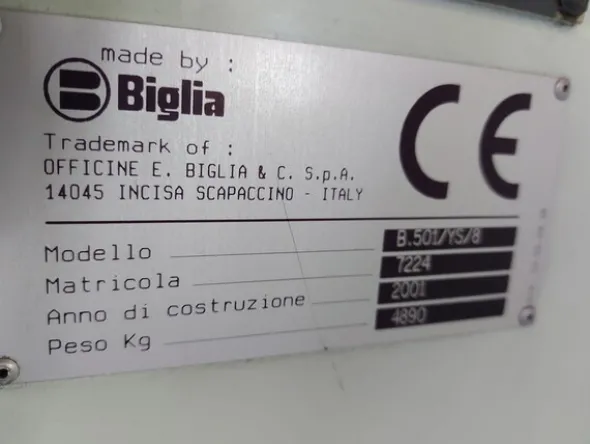 8#8076 Torni CNC Biglia B.501/YS/8