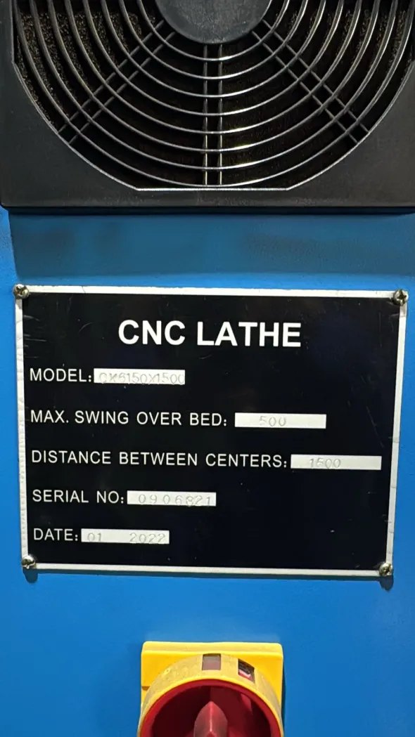Tornio CNC WMT CK6150 x 1500 – Anno 2022 – Siemens