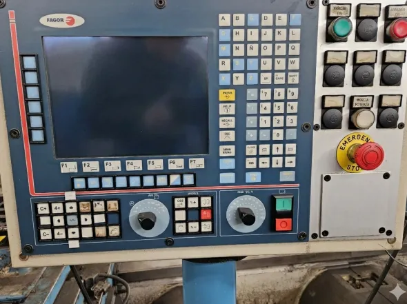 Tornio parallelo cnc WMW 12 metri CNC FAGOR