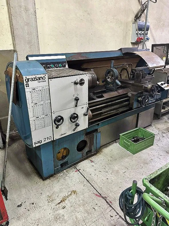 Tornio usato Graziano Sag 210 in ottime condizioni