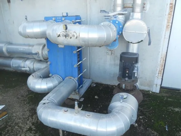 7#4851 Torre di raffreddamento Thermac e cavi elettrici