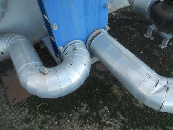 7#4851 Torre di raffreddamento Thermac e cavi elettrici