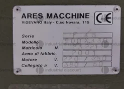 10#9309 Trancia pellami e stiratrice