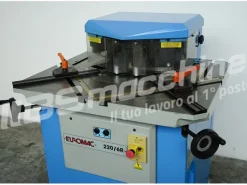 Tranciatrice scantonatrice ad angolo variabile regolazione gioco lame automatica EUROMAC 220/6R