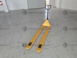 4#10268 Transpallet elettrici e manuali a forche lunghe e con bilancia
