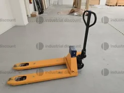 4#10268 Transpallet elettrici e manuali a forche lunghe e con bilancia