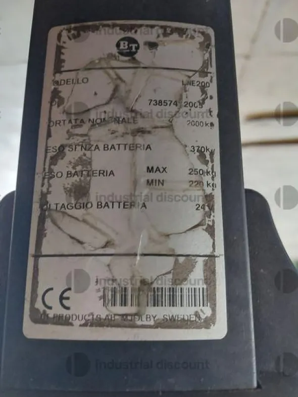 10#9470 Transpallet elettrico BT LWE200