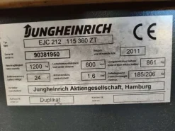 TRANSPALLET ELETTRICO JUNGHEINRICH EJC 212