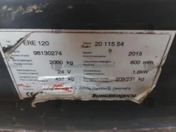 6#9470 Transpallet elettrico JungheinrichEre 120