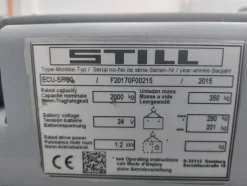 1#8371 Transpallet elettrico STILL