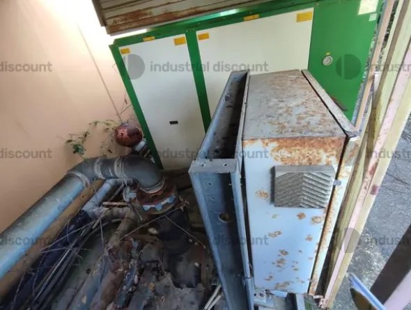 2#10039 Transpallet, Gruppo elettrogeno Elcos ecompressore Kaeser