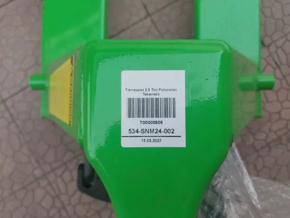 7#8398 Transpallet manuale