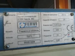8#3246 Trapano a colonna Fervi