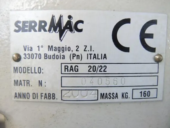 50#3232 Trapano a colonna Serrmac RAG 20/22