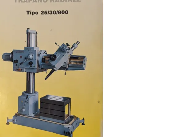 trapano radiale carimati 25/30/800 usato