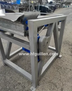 TRASPORTATORE ALLINEATORE VIBRANTE PER PESCHE FMA INOX