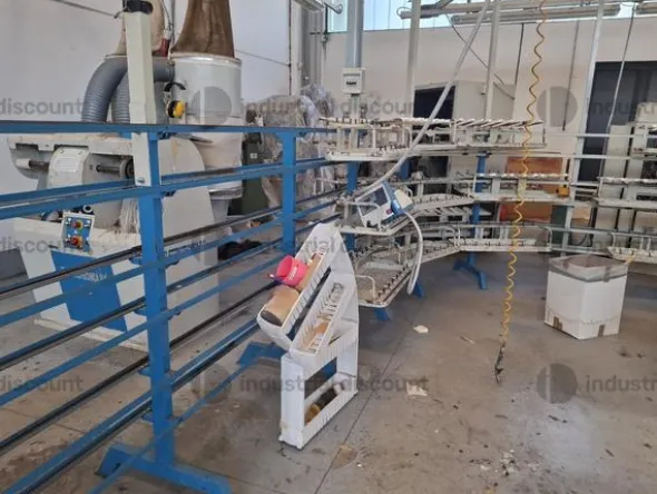 4#10165 Trasportatore manovia a tre ripiani