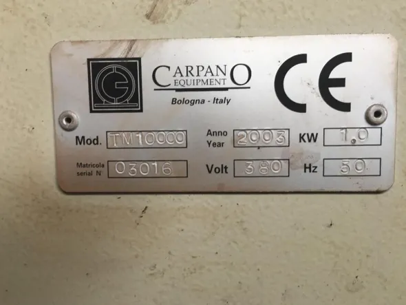 Trave di saldatura CARPANO Mod. TM10000