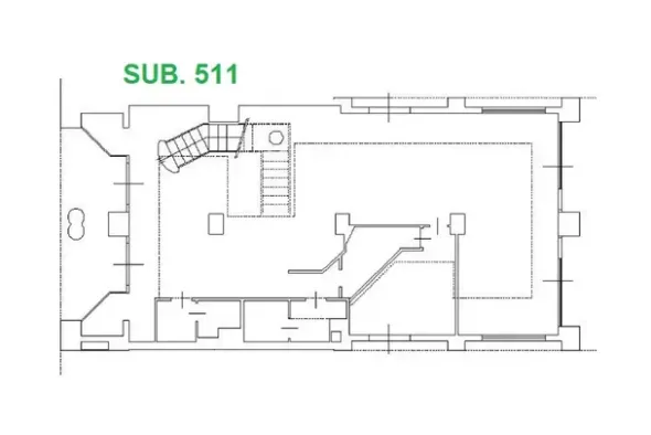 #14893 Tre negozi vicini in edificio polifunzionale