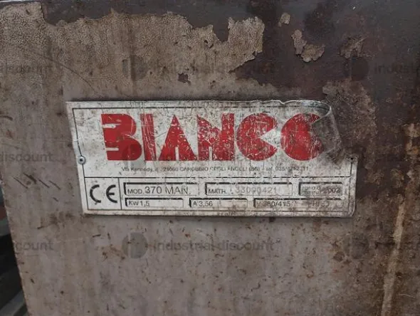 6#7632 Troncatrice Bianco 370 Man