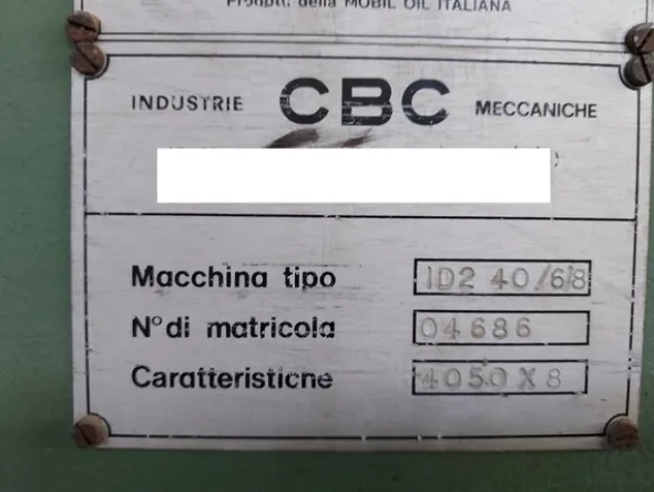 2#7631 Troncatrice CBC