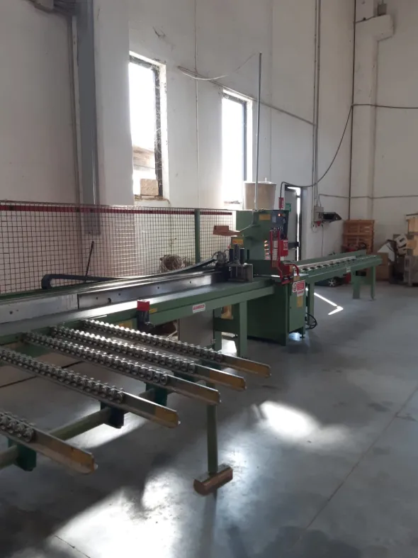 Troncatrice CURSAL TRV500 CE a fermo mobile L=5mt