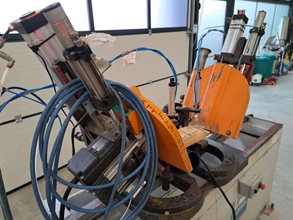 Troncatrice doppia COMEC mod. TD1200 - a norme CE