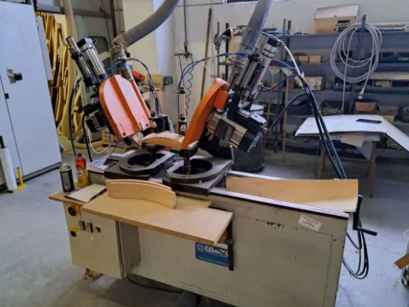 Troncatrice doppia COMEC mod. TD1200 - a norme CE