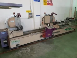 2#4375 Troncatrice Fom Industrie doppia testa