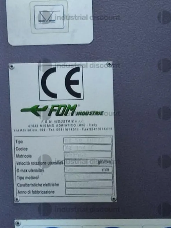 1#9108 Troncatrice marca FOM