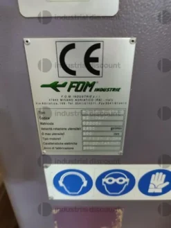 1#9108 Troncatrice marca FOM