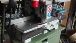 troncatrice omga con banco aspirante