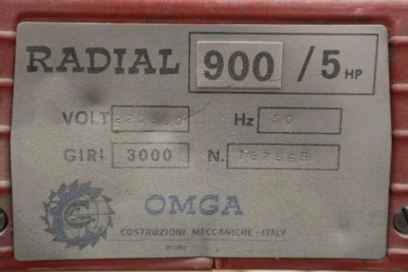 82#3995 Troncatrice Omga radiale