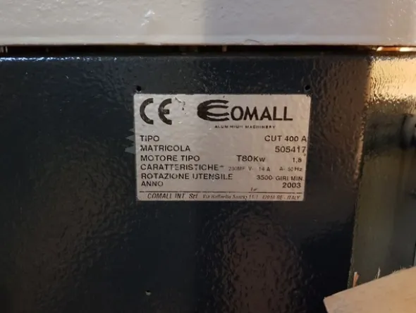 23#5372 Troncatrici Pedrazzoli e Comall