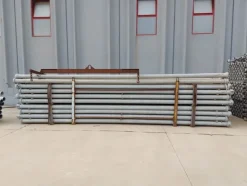 258#8349 Tubi acciaio zincato