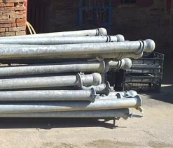 Tubi zincati per irrigazione 120 da 6 mt attacco 80
