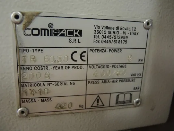 3#4790 Tunnel Di Retrazione Comipack Tr 60.30