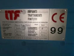 1#9892 Tunnel per lavaggio casalinghi
