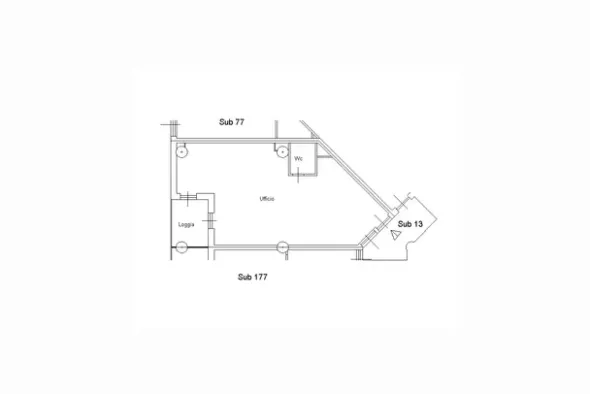 #2537569 Ufficio al terzo piano