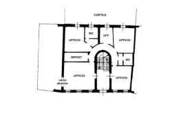 #2638065 Ufficio piano terra con giardino e garage