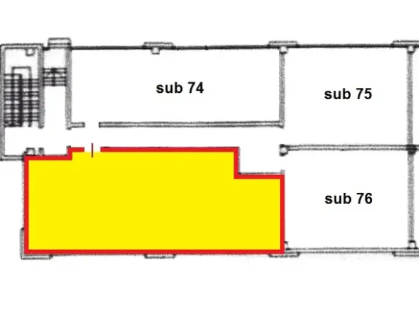 #1651 Ufficio (sub 77) al piano primo di centro commerciale