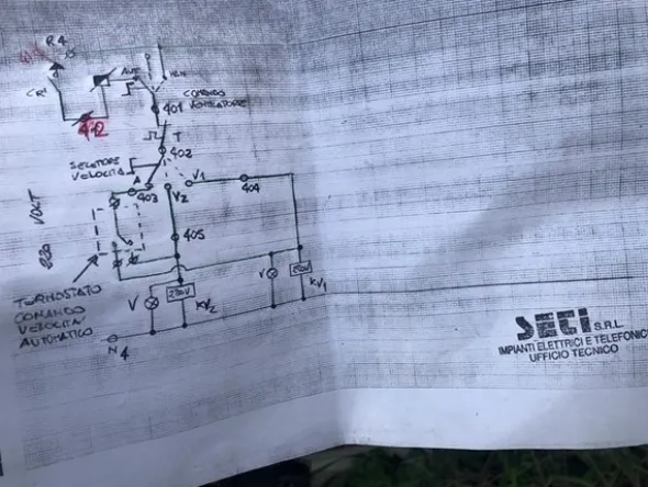 1#5028 Unità interna pompa ventilata